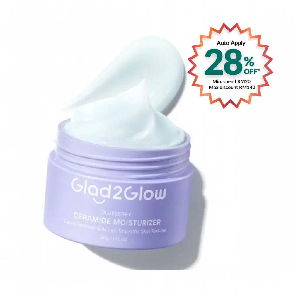 GLAD2GLOW BLUEBERRY CERAMIDE MOISTURIZER 30G