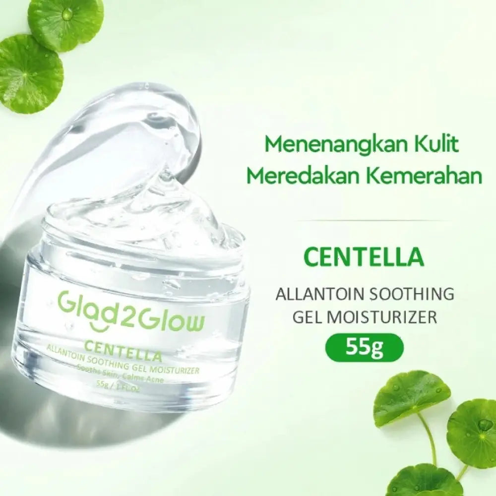 GLAD2GLOW CENTELLA ALLANTOIN SOOTHING GEL MOISTURIZER 55G