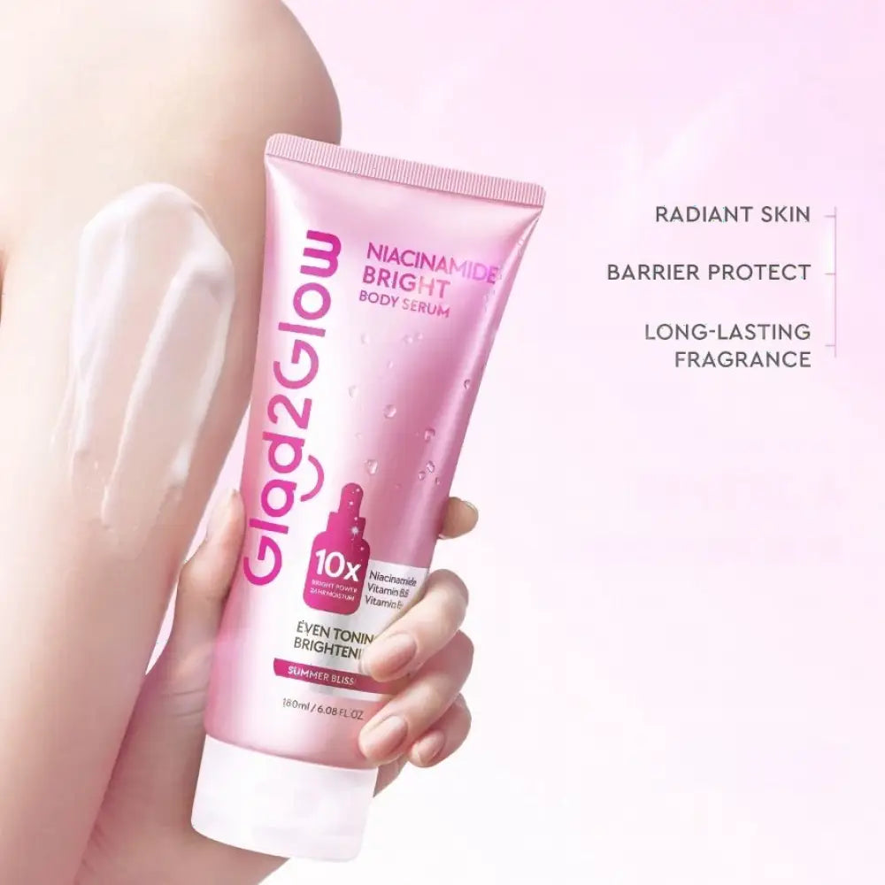 GLAD2GLOW Niacinamide Bright Body Serum 180ml