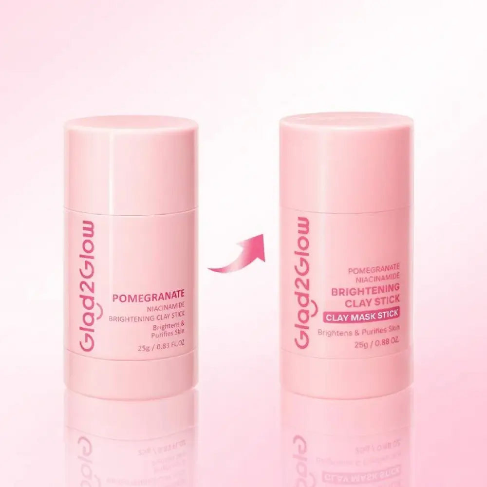 GLAD2GLOW POMEGRANATE NIACINAMIDE BRIGHTENING CLAY STICK 25G