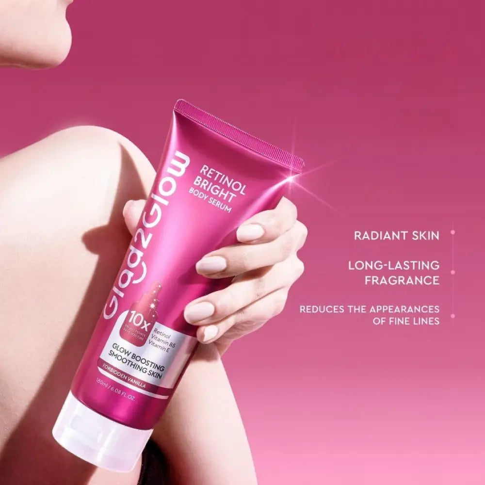 GLAD2GLOW RETINOL BRIGHT BODY SERUM 180ML