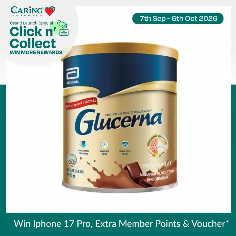 GLUCERNA CHOCOLATE 400G