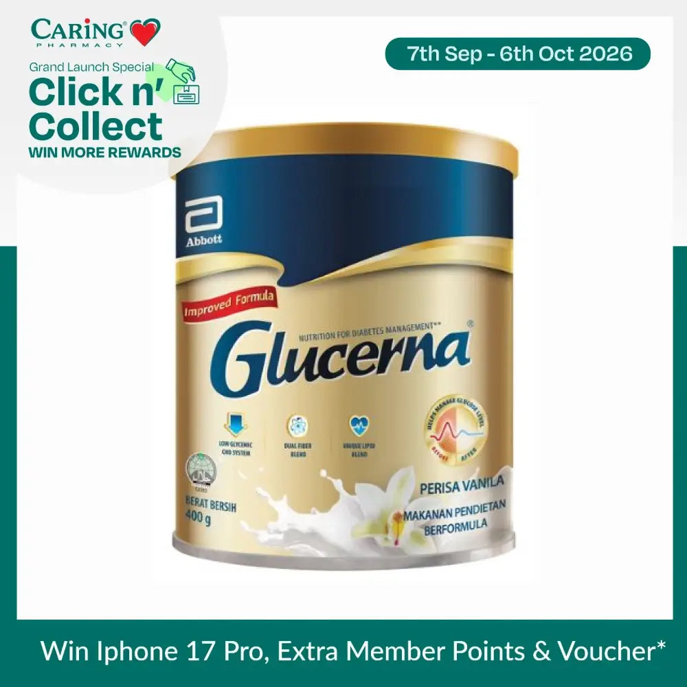 GLUCERNA VANILLA 400G