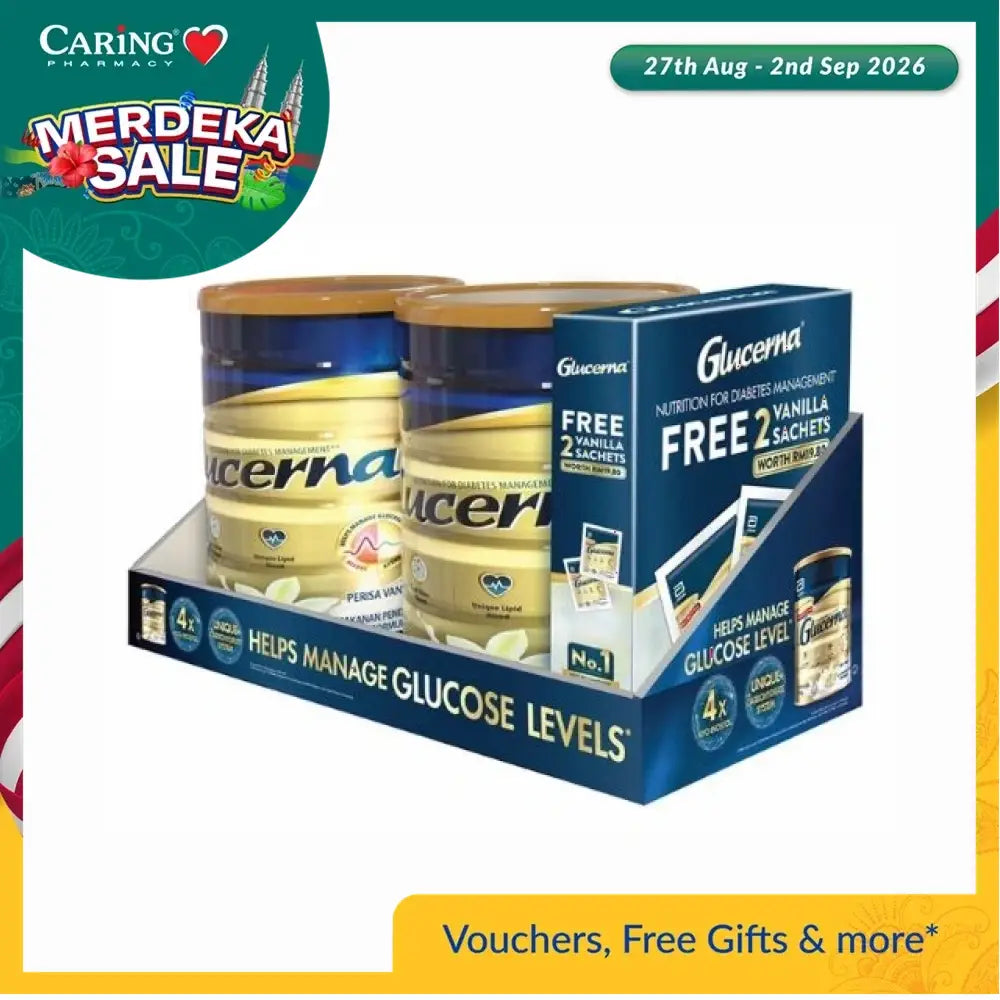 GLUCERNA VANILLA 800G 2S FOC 2 SACHETS