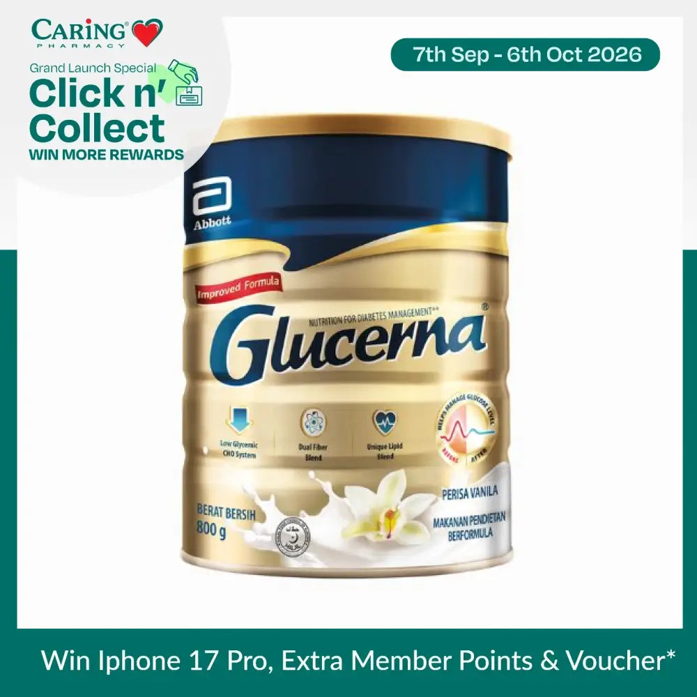 GLUCERNA VANILLA 800G