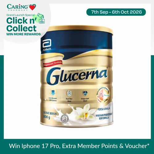 GLUCERNA VANILLA 800G