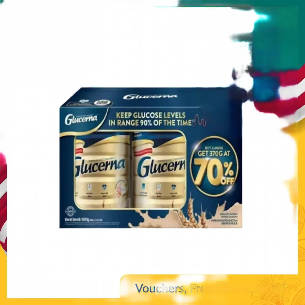 GLUCERNA WHEAT 1.97KG VALUE PACK (800GX2 + 370G)