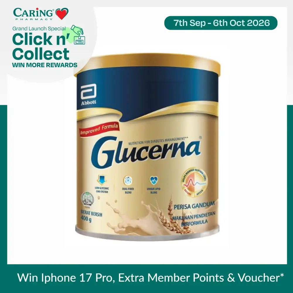 GLUCERNA WHEAT 400G (IMPROVED)