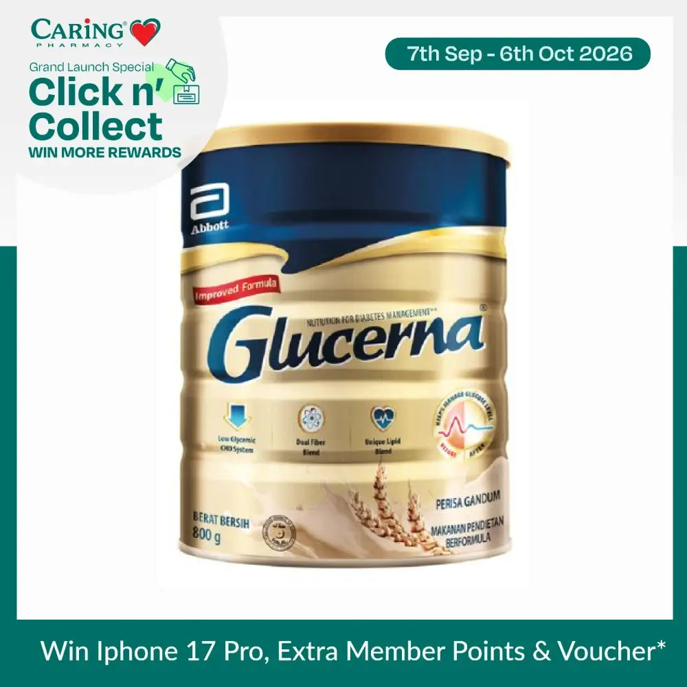 GLUCERNA WHEAT 800G