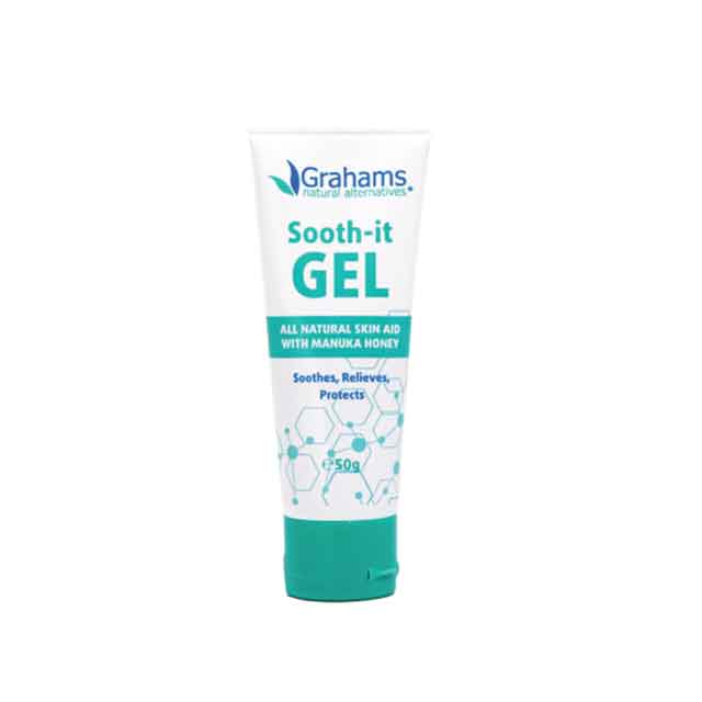Grahams Sooth-it Gel 50g, all natural skin aid with Manuka honey for soothing and protecting skin