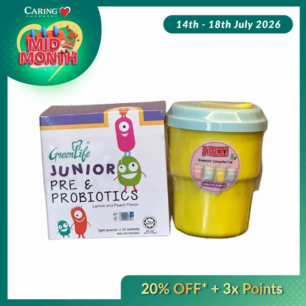 GREENLIFE JUNIOR PRE & PROBIOTICS POWDER 3G 30S