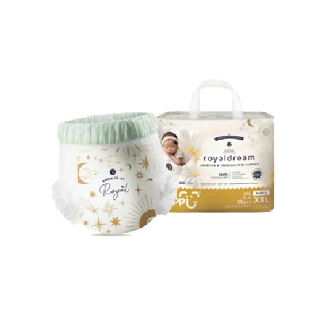 HOPPI Royal Dream Pants Diapers XXL with Soft Fabric and Ultra-Absorbent Technology for Comfort
