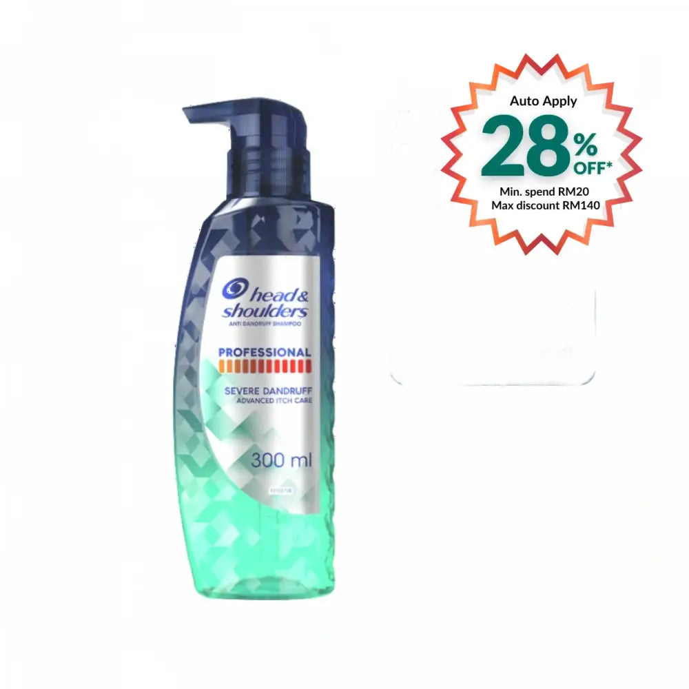 HEAD & SHOULDERS SEVERE DANDRUFF ITCH CARE SHAMPOO 300ML