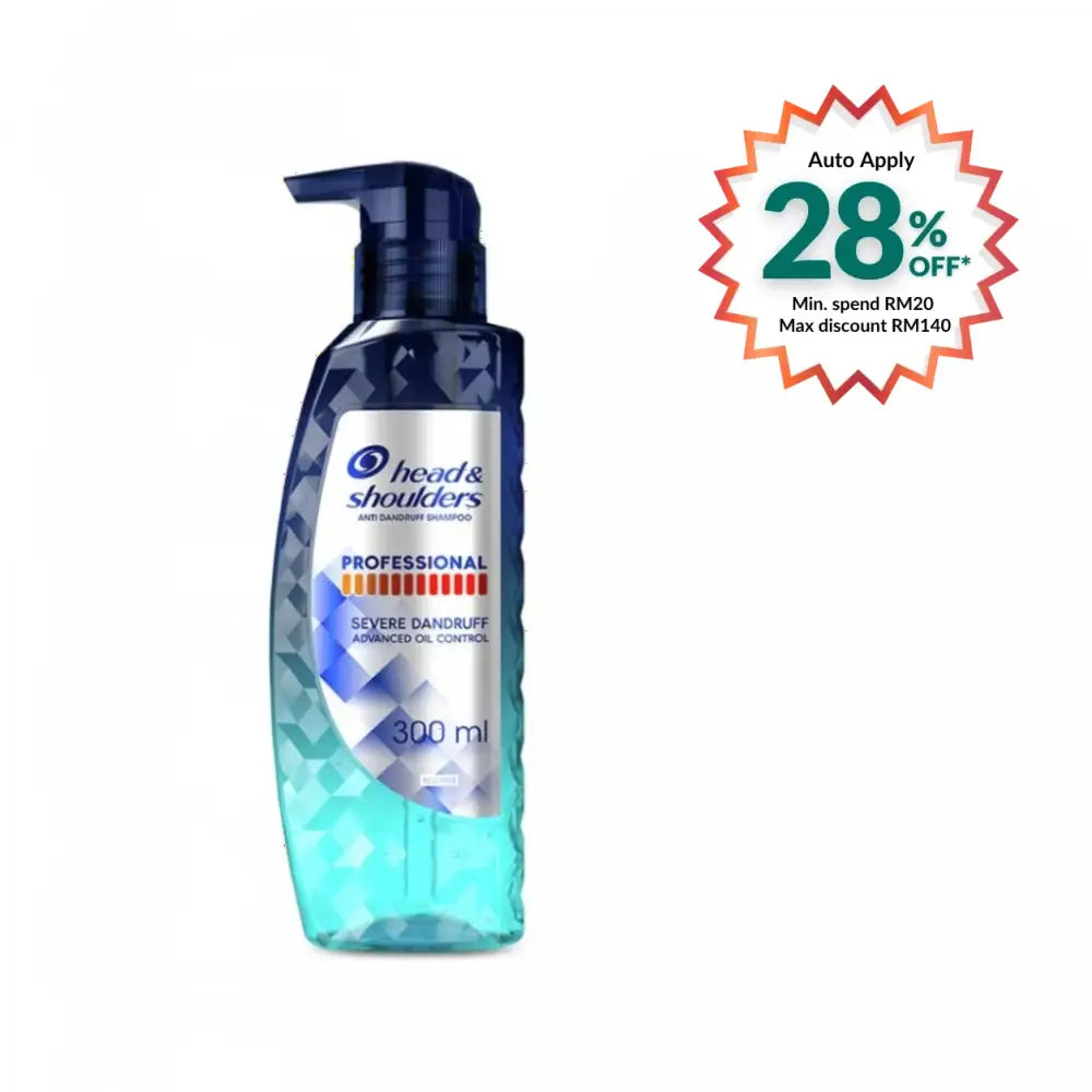HEAD & SHOULDERS SEVERE DANDRUFF OIL CONTROL SHAMPOO 300ML