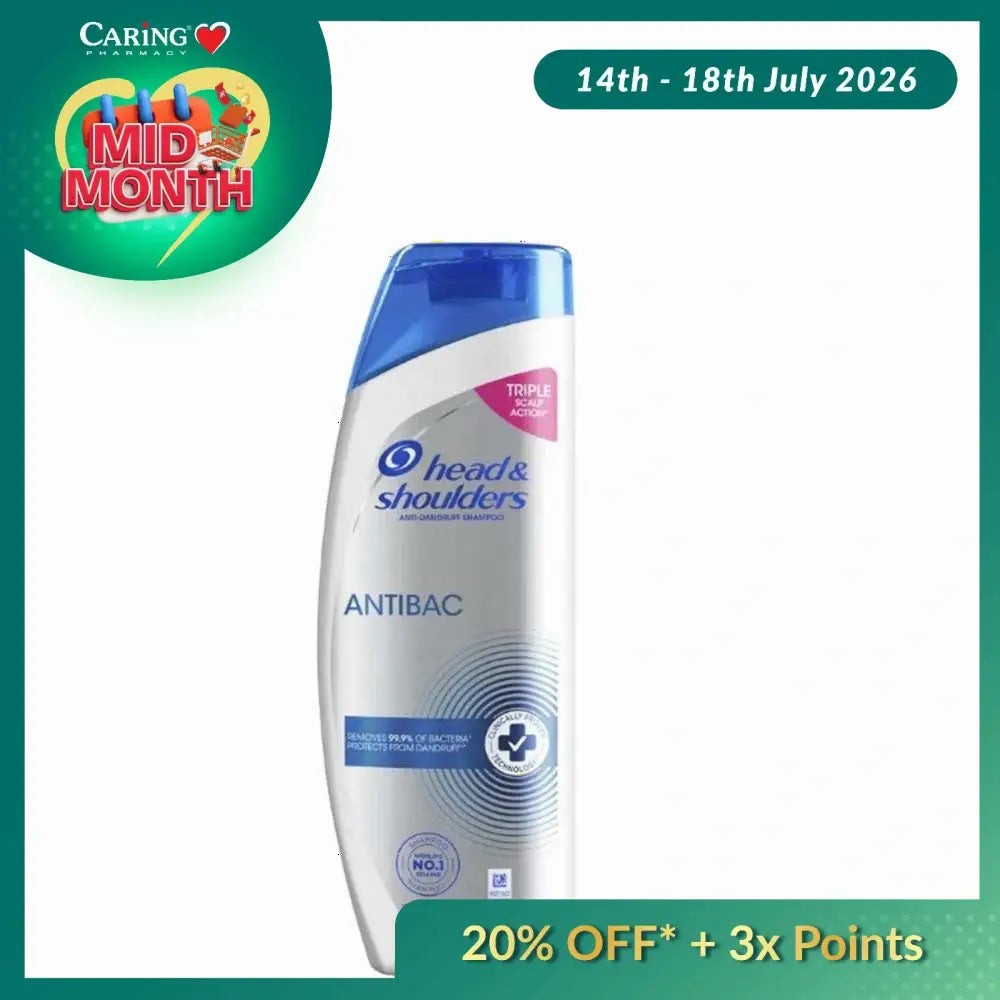 HEAD & SHOULDERS SHAMPOO ANTIBAC 300ML