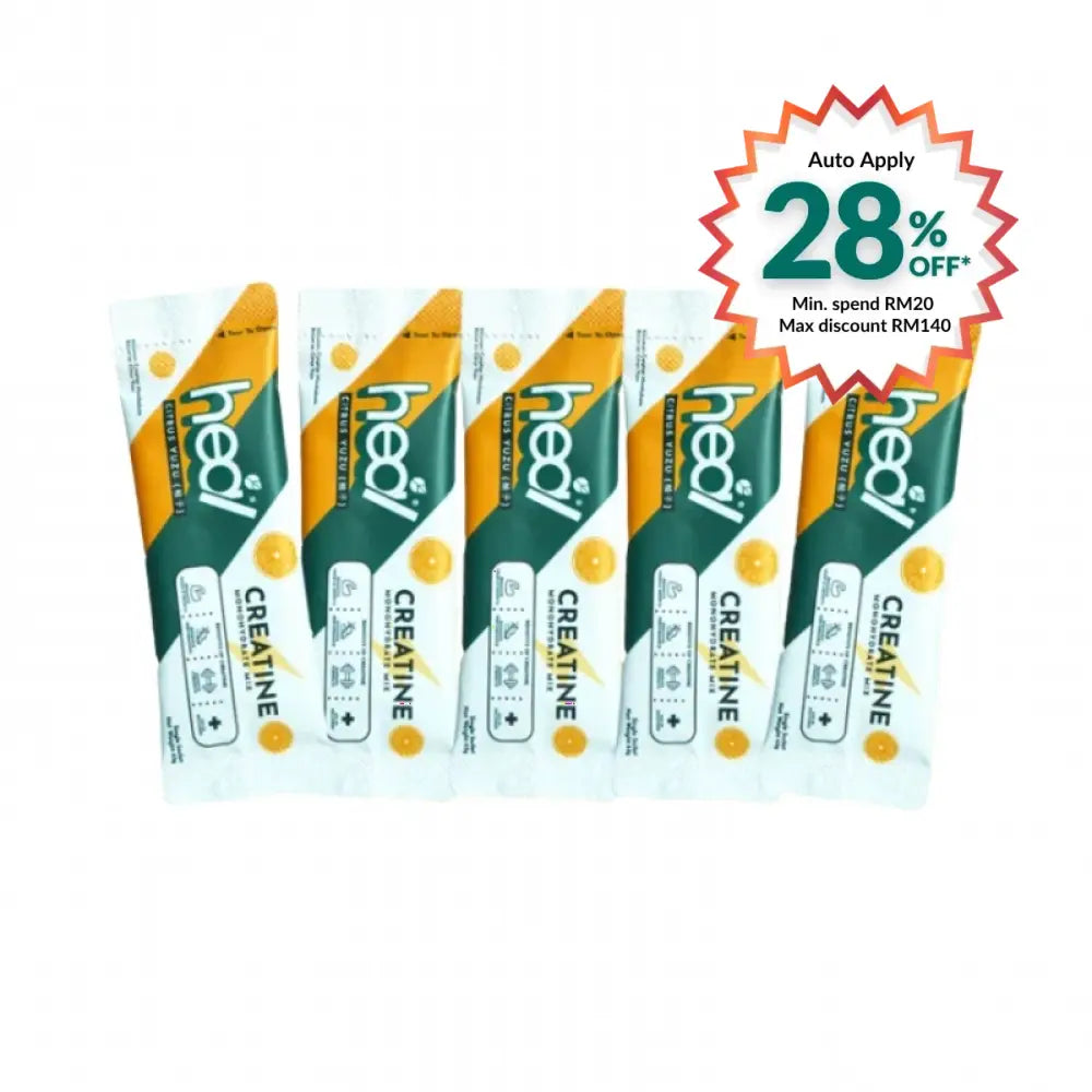 HEAL CITRUS YUZU CREATINE MONOHYDRATE SACHET 6.5G