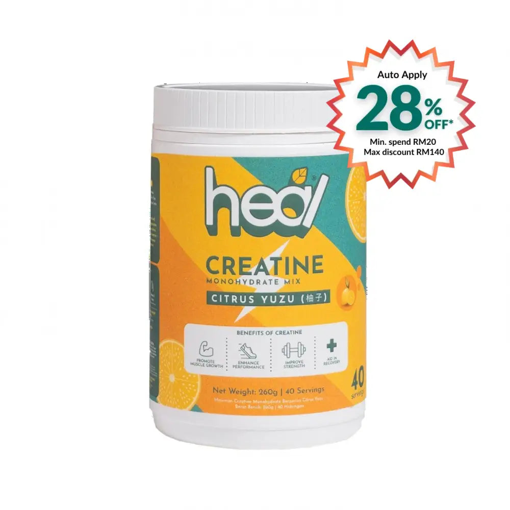 HEAL CREATINE MONOHYDRATE MIX CITRUS YUZU 260G