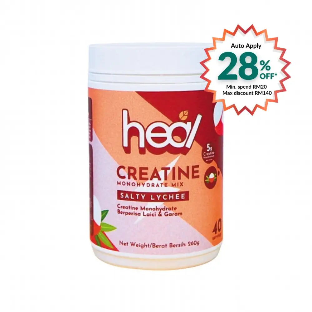 HEAL CREATINE SALTY LYCHEE BOTTLE 260G