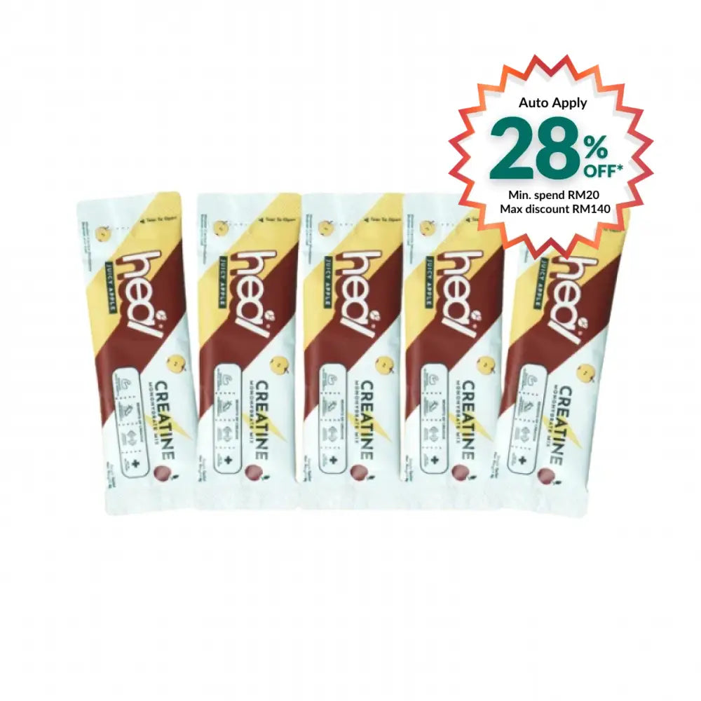 HEAL JUICY APPLE CREATINE MONOHYDRATE SACHET 6G