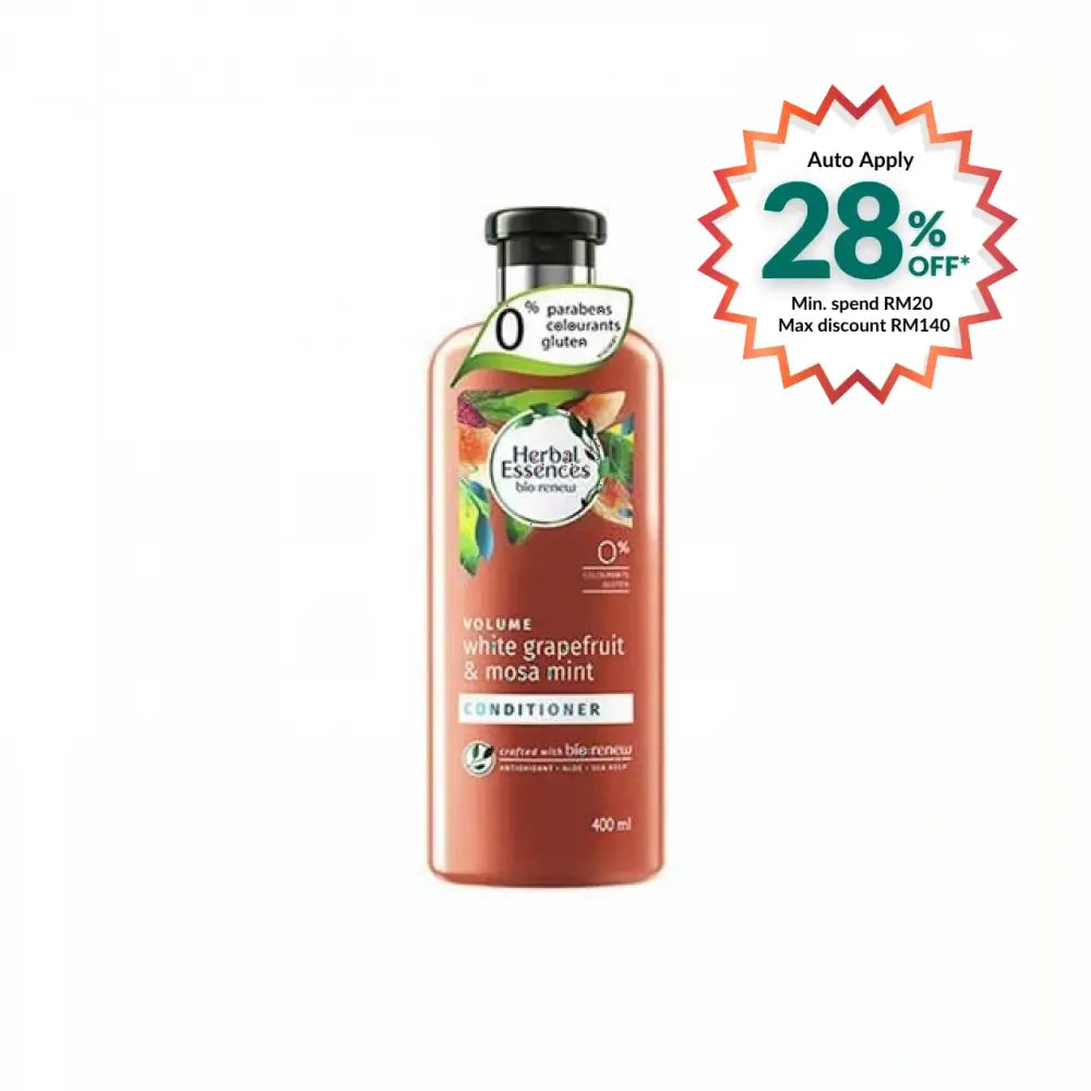 HERBAL ESSENCES GRAPEFRUIT & MOSA MINT CONDITIONER 400ML