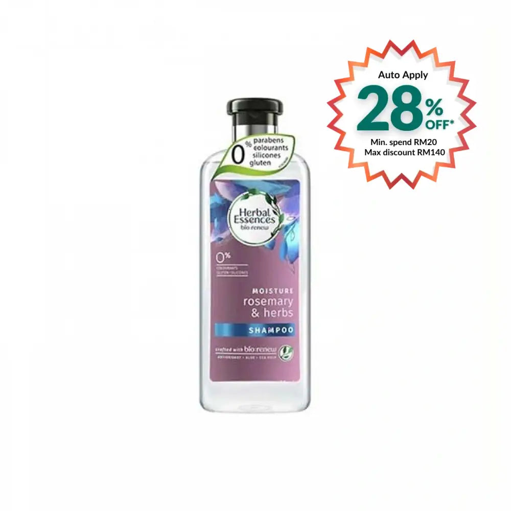 HERBAL ESSENCES ROSEMARY & HERBS SHAMPOO 400ML