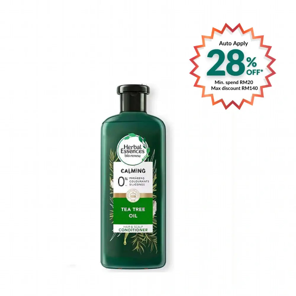 HERBAL ESSENCES TEA TREE OIL CONDITIONER 400ML