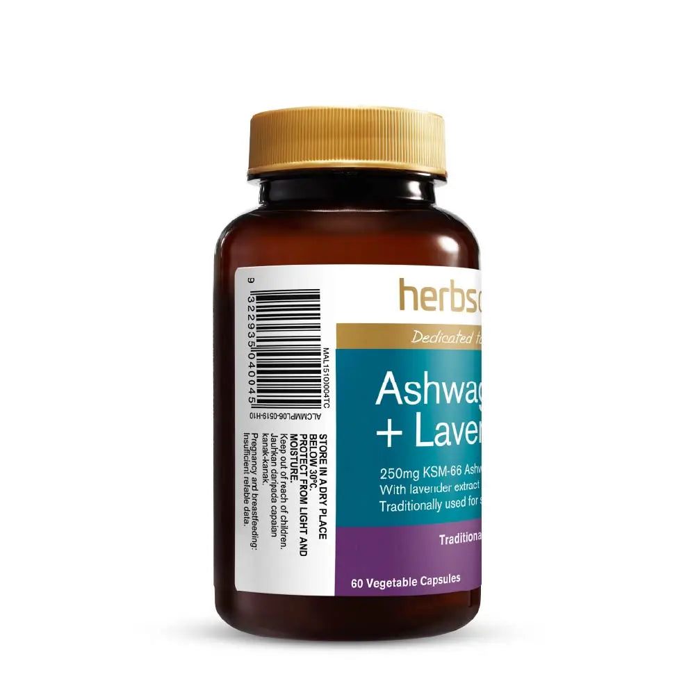 HERBS OF GOLD ASHWAGANDHA + LAVENDER 60SX2