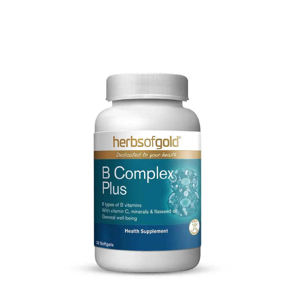 HERBS OF GOLD B COMPLEX PLUS 30S