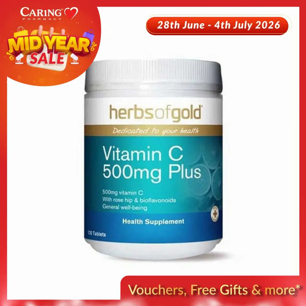 HERBS OF GOLD C 500MG PLUS 120S