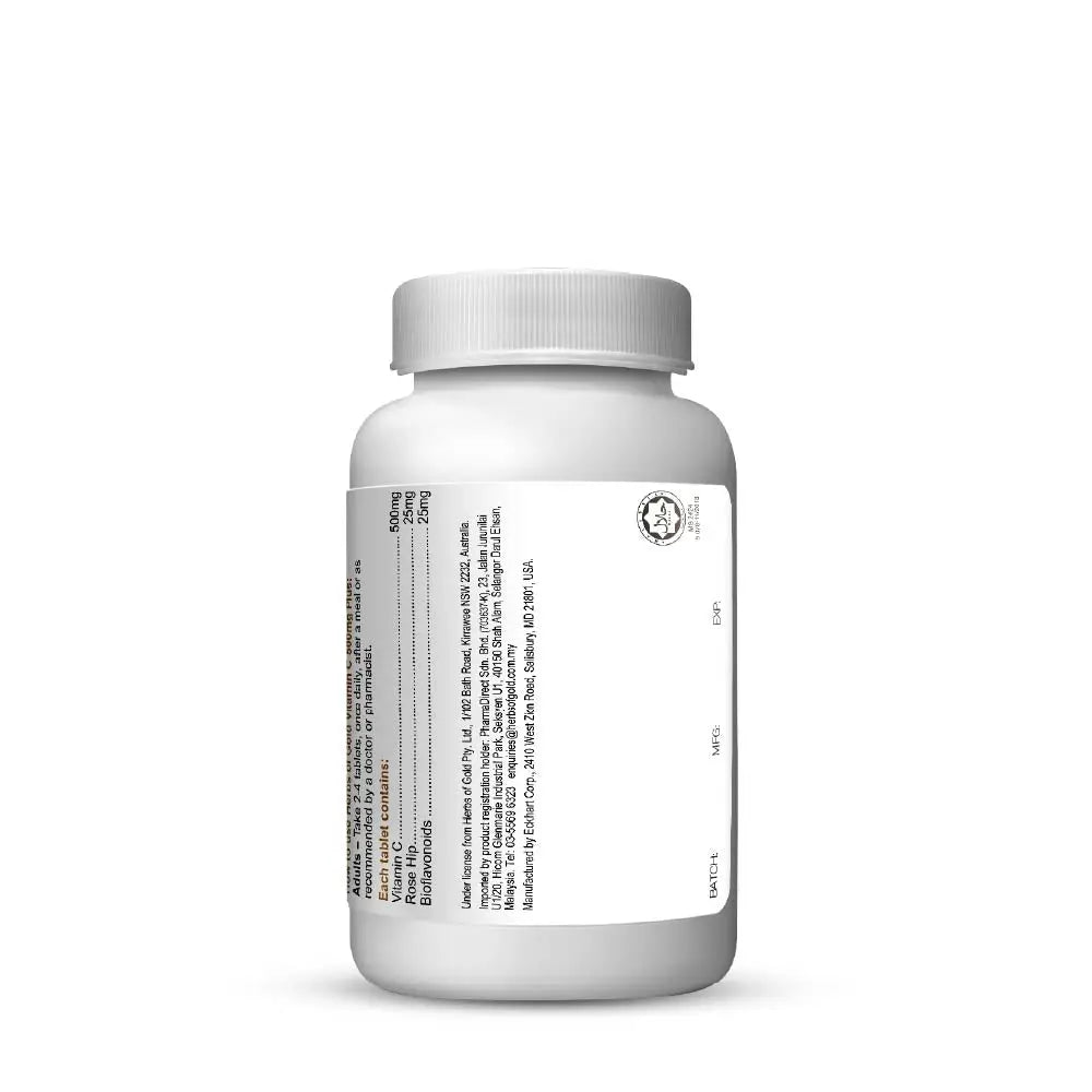 HERBS OF GOLD C 500MG PLUS 30S