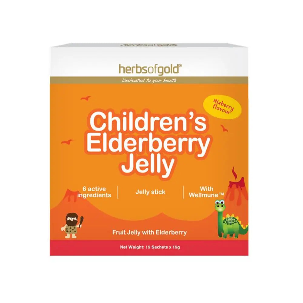 HERBS OF GOLD CHILDREN'S ELDERBERRY JELLY 15S