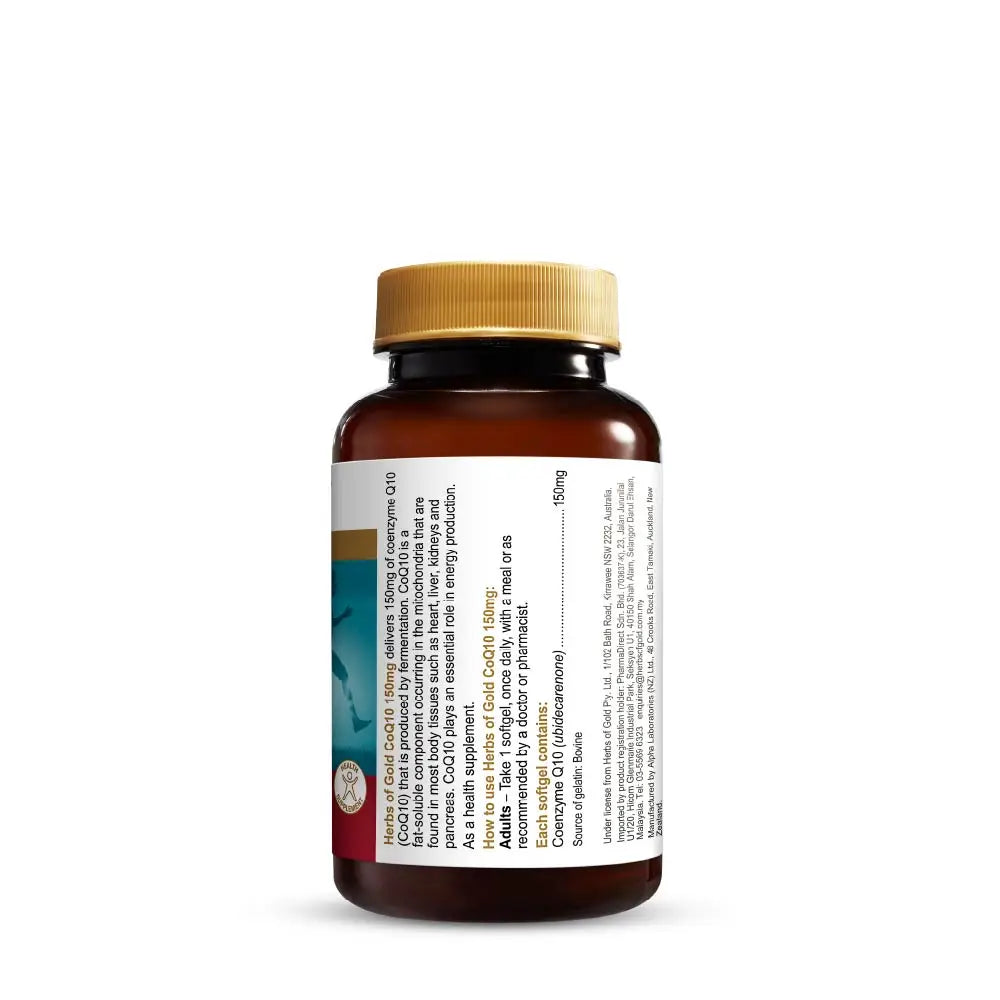 HERBS OF GOLD COQ10 150MG 30S