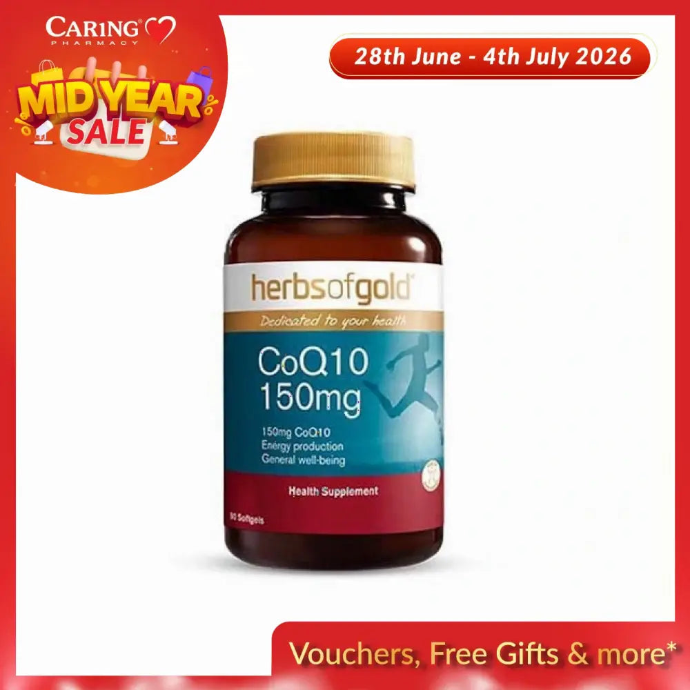 HERBS OF GOLD COQ10 150MG 90S