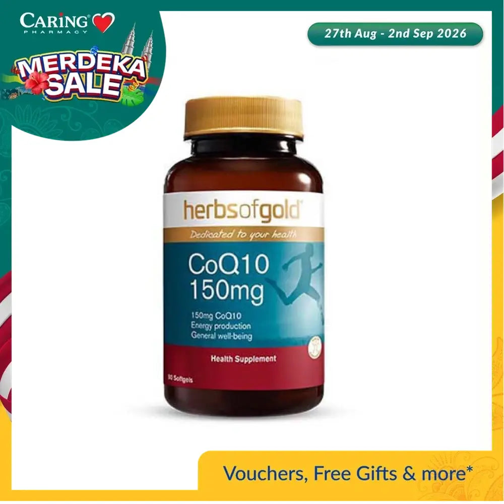 HERBS OF GOLD COQ10 150MG 90S