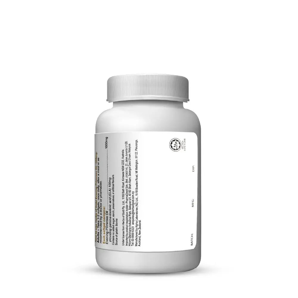 HERBS OF GOLD EVENING PRIMROSE 1000MG 30S