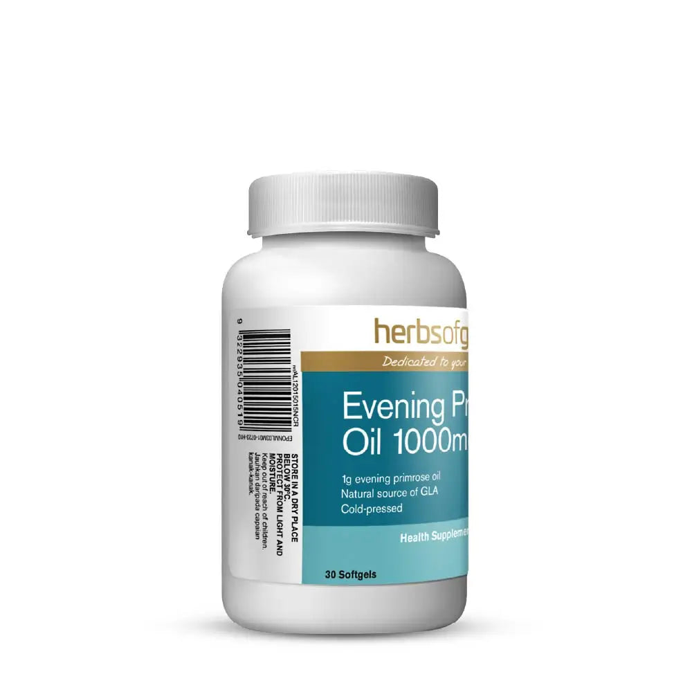 HERBS OF GOLD EVENING PRIMROSE 1000MG 30S