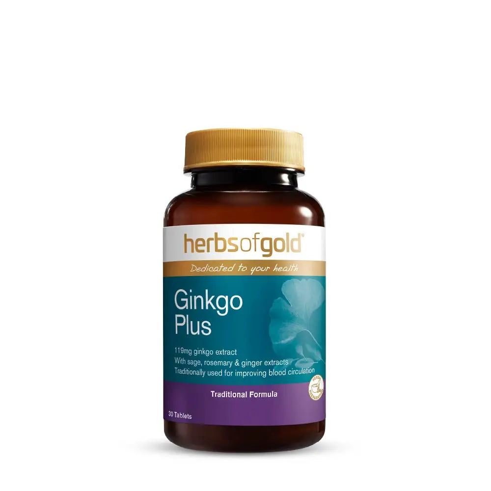 HERBS OF GOLD GINKGO PLUS 30S