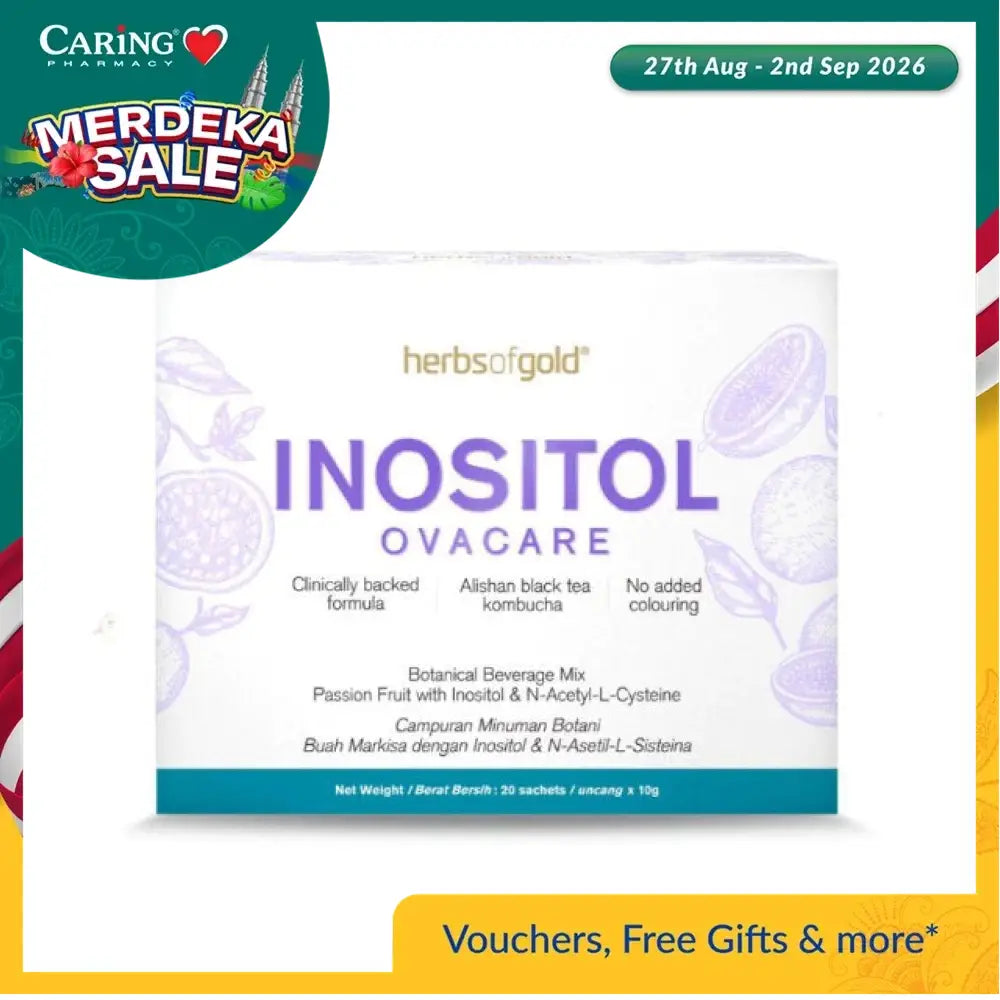 HERBS OF GOLD INOSITOL OVACARE 20S