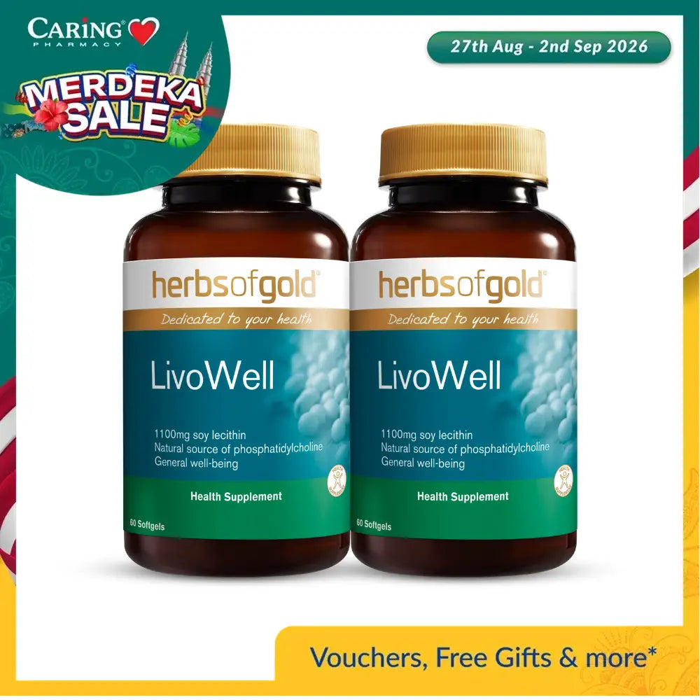 HERBS OF GOLD LIVOWELL 60SX2