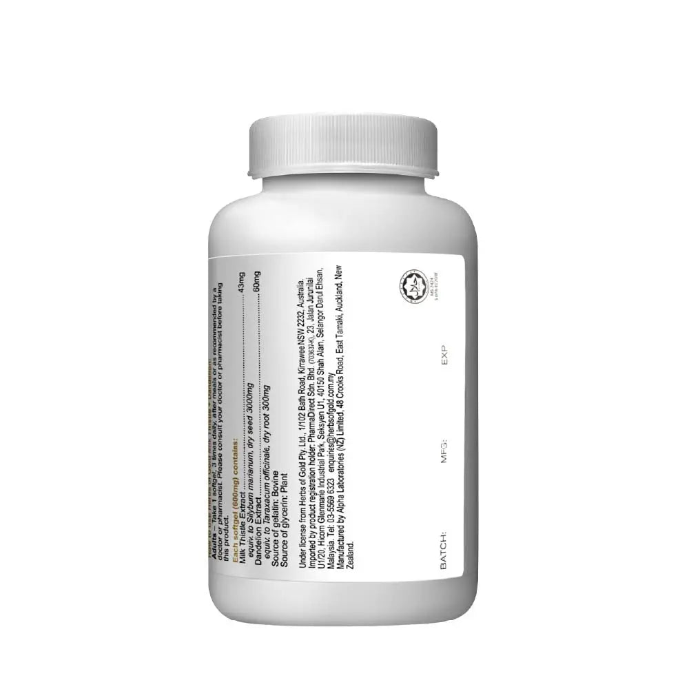 HERBS OF GOLD MILK THISTLE + DANDELION 100S