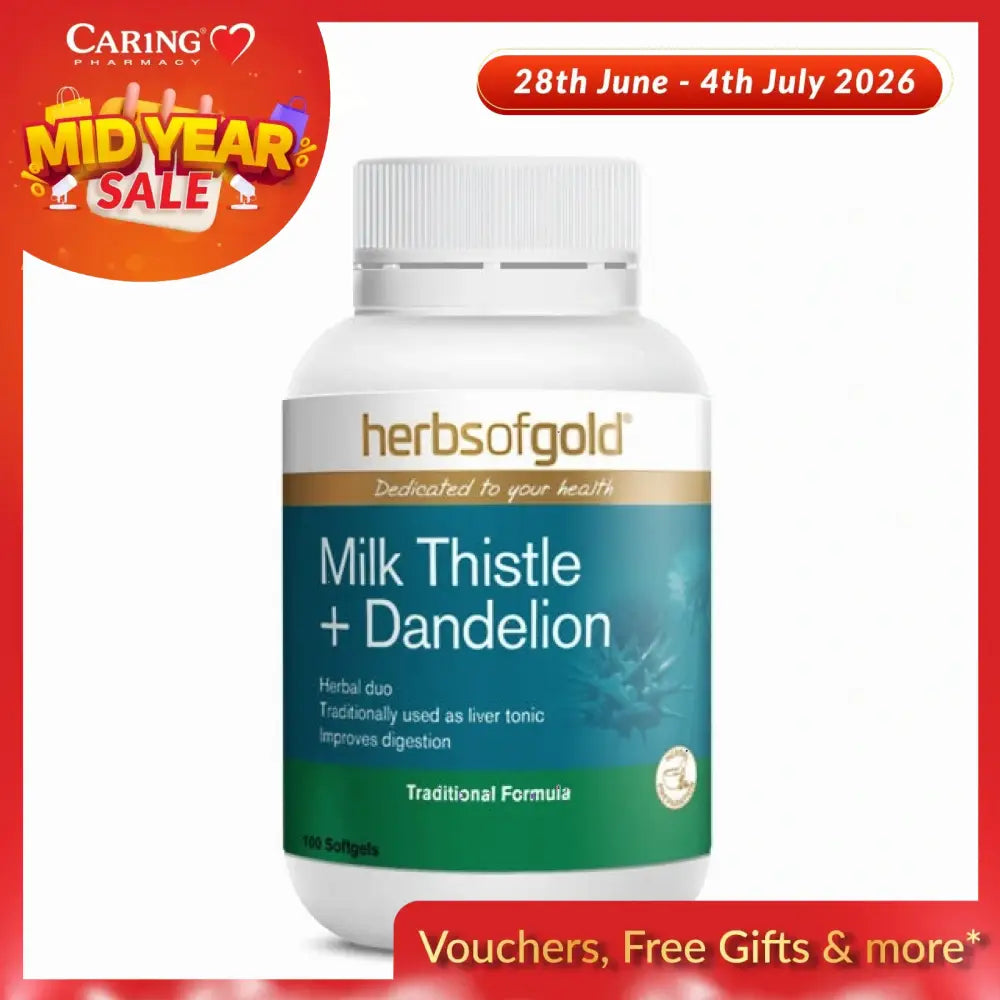 HERBS OF GOLD MILK THISTLE + DANDELION 100S