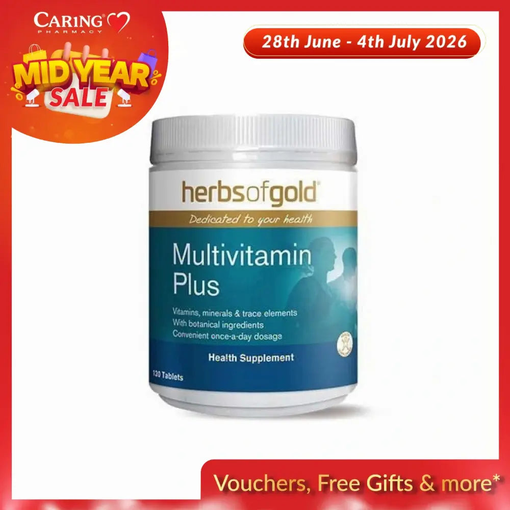 HERBS OF GOLD MULTIVITAMIN PLUS 120S