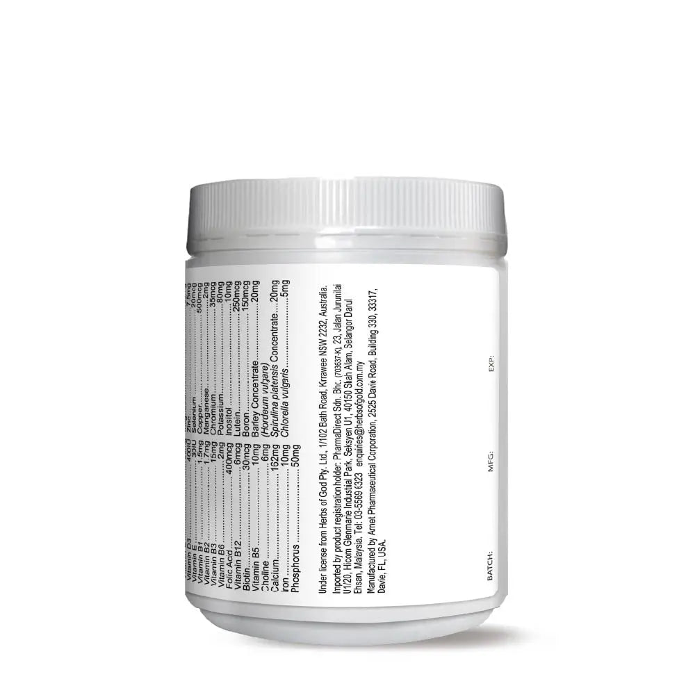 HERBS OF GOLD MULTIVITAMIN PLUS 120S