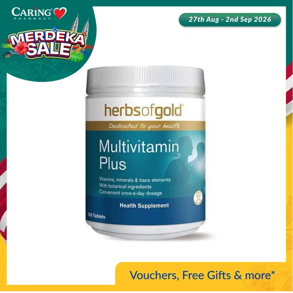 HERBS OF GOLD MULTIVITAMIN PLUS 120S