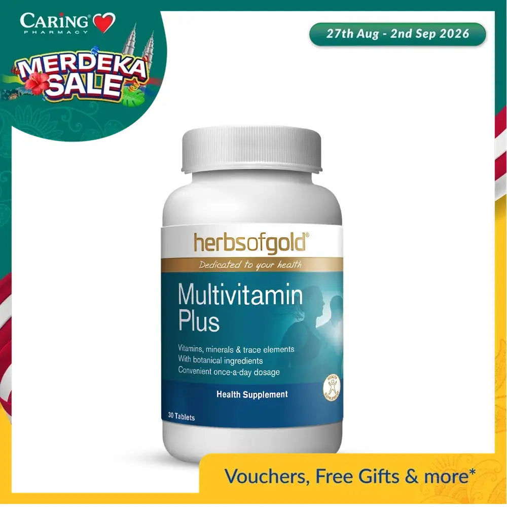 HERBS OF GOLD MULTIVITAMIN PLUS 30S