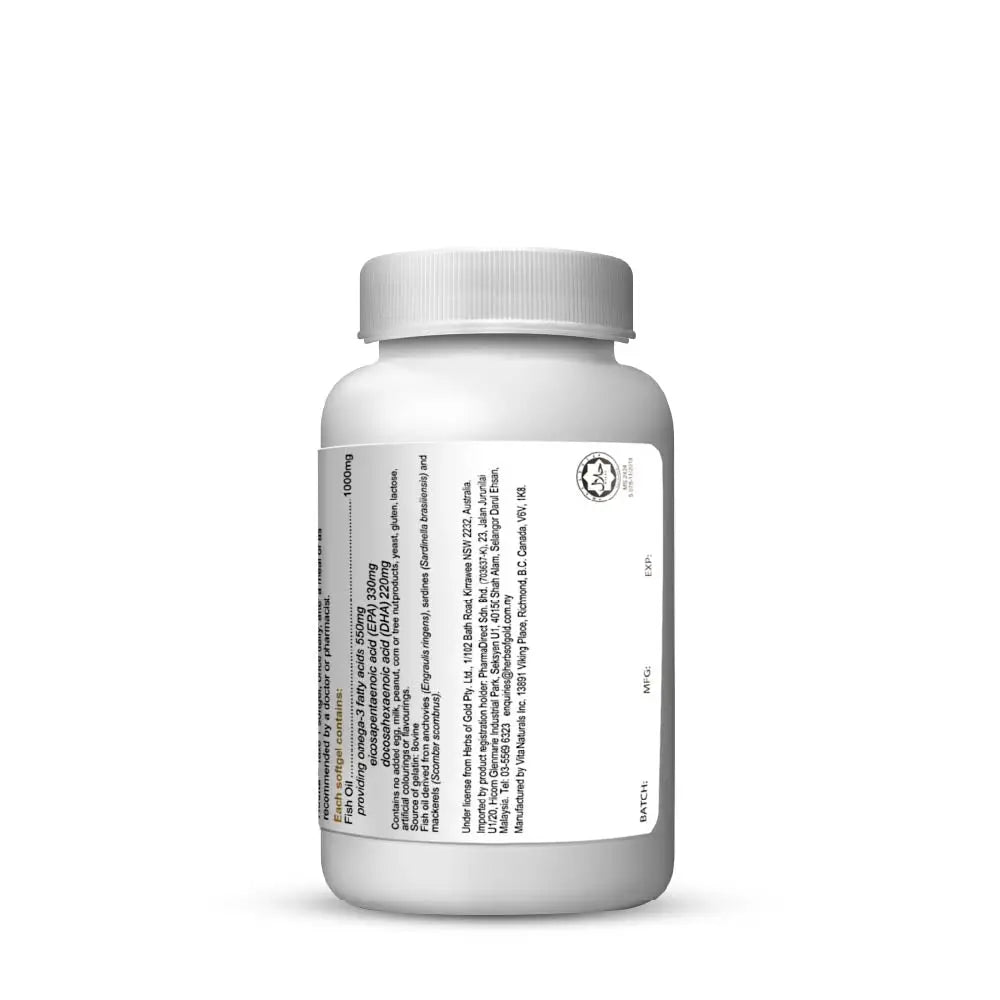HERBS OF GOLD OMEGA-3 550MG 30S