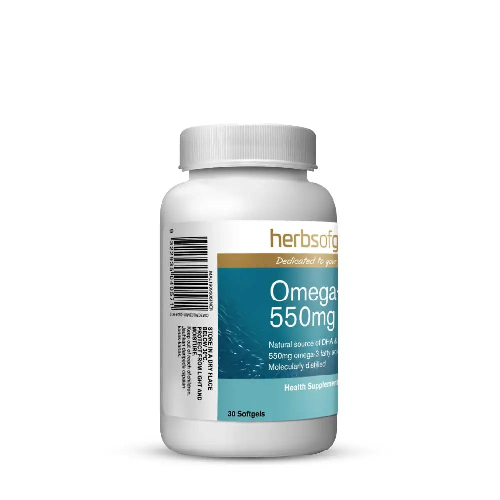 HERBS OF GOLD OMEGA-3 550MG 30S