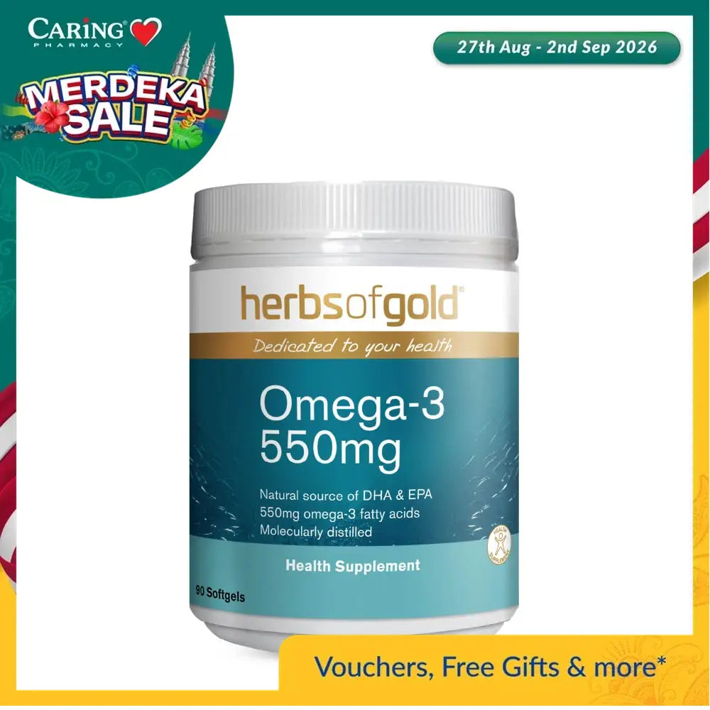 Herbs of Gold Omega-3 550mg 90s