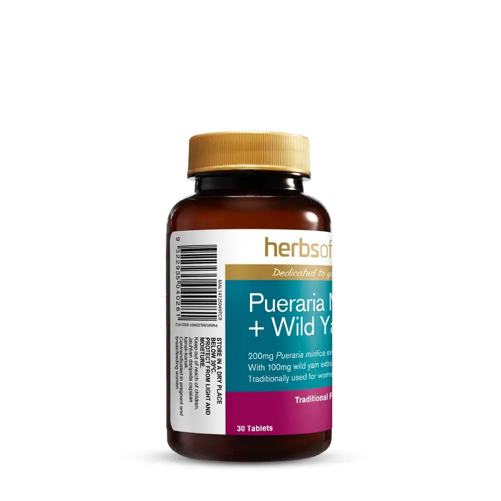 HERBS OF GOLD PUERARIA MIRIFICA PLUS WILD YAM 30S