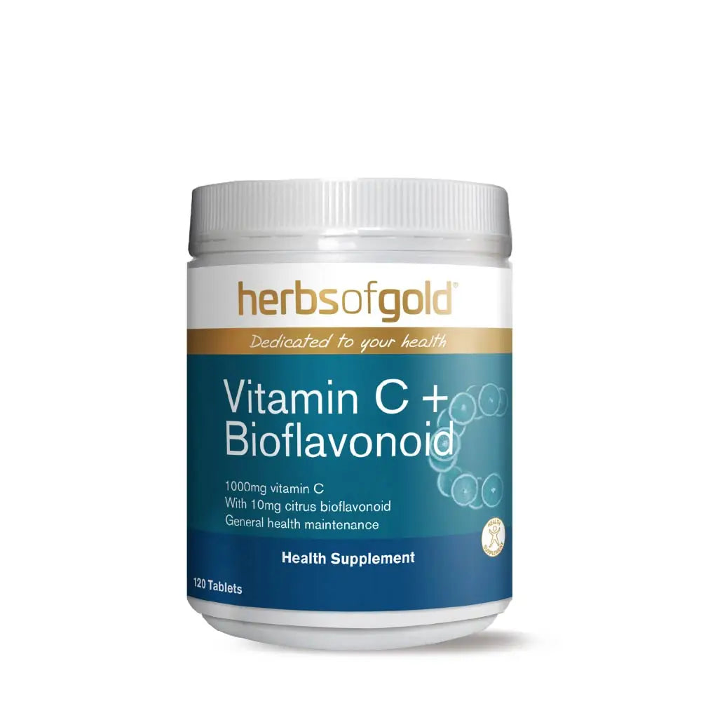 HERBS OF GOLD VITAMIN C 1000MG + BIOFLAVONOID 120S